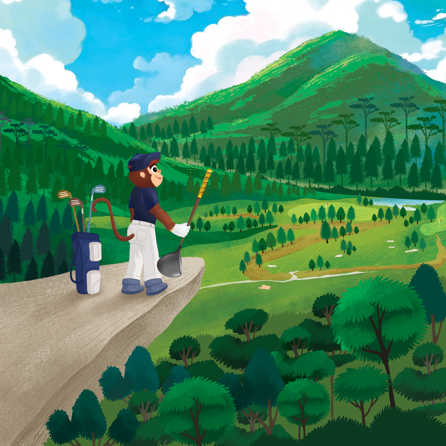 The Legend of Two Tree Putt, A Golf Story for Children