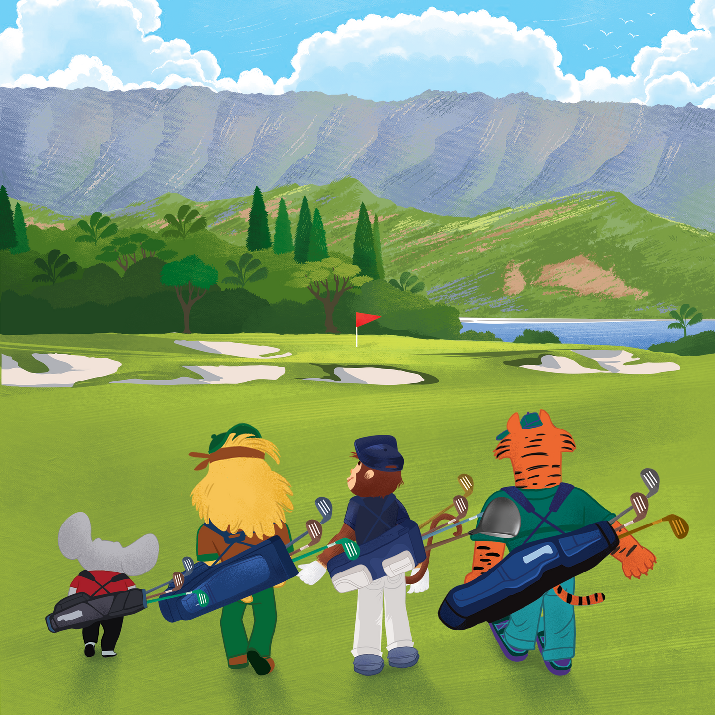 The Legend of Two Tree Putt, A Golf Story for Children