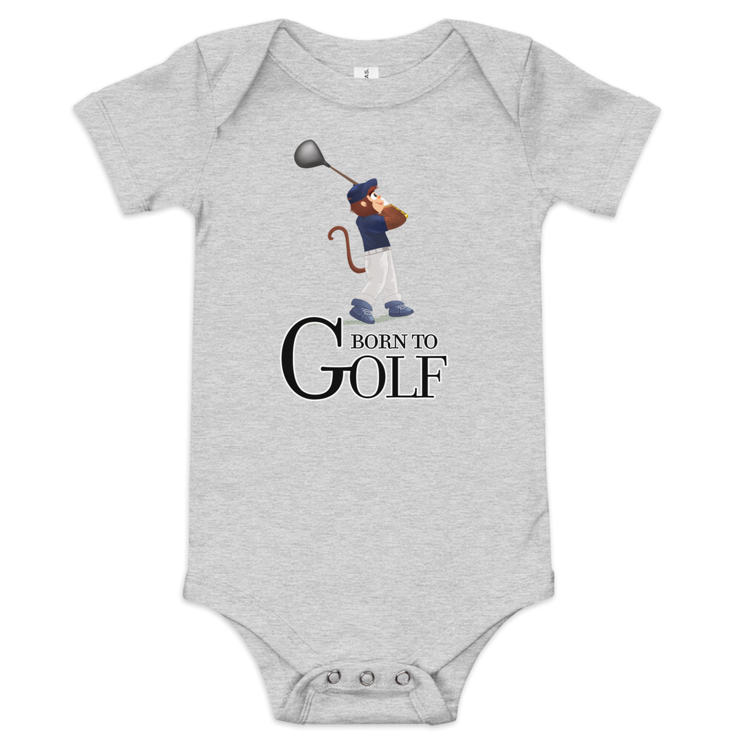 Born to Golf Driver - Baby Short Sleeve One Piece