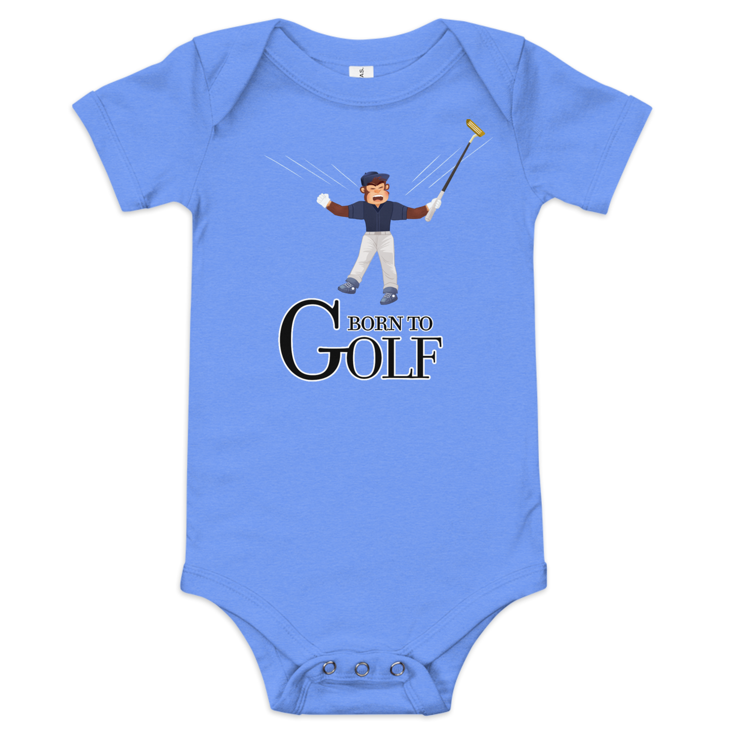 Born to Golf Celebrate - Baby Short Sleeve One Piece