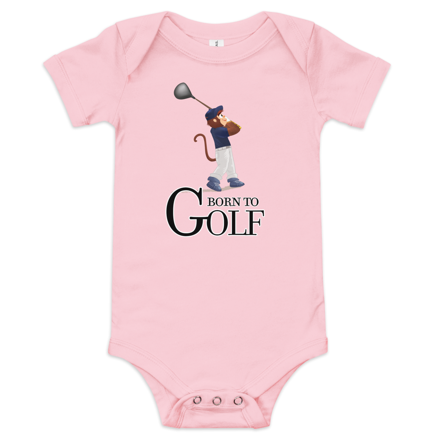 Born to Golf Driver - Baby Short Sleeve One Piece