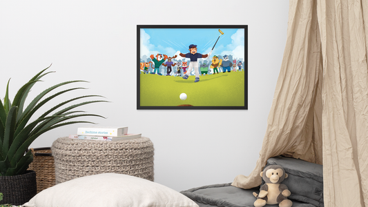 Transform Your Child’s Room with The Legend of Two Tree Putt Artwork