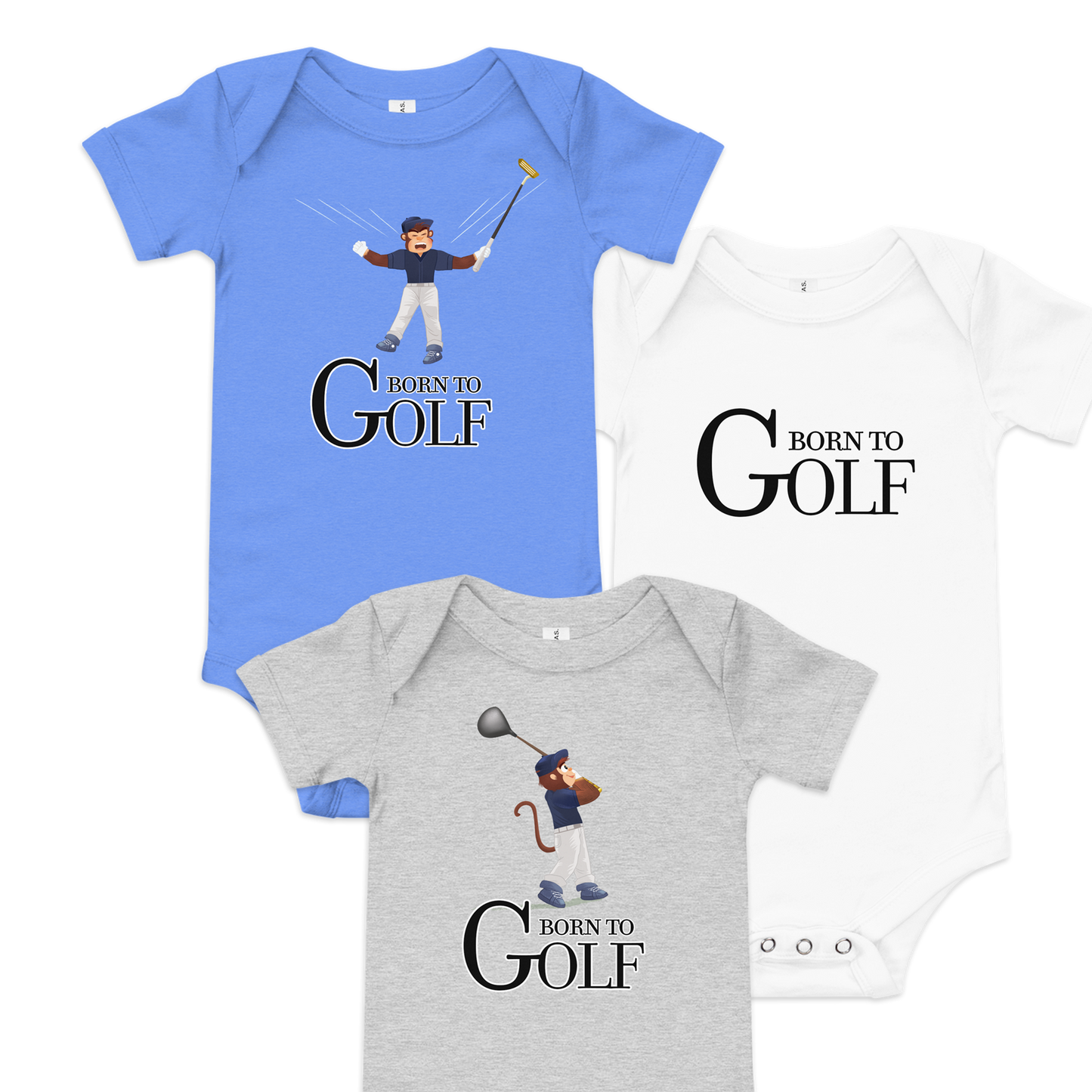 Born to Golf Baby Bundle Trio